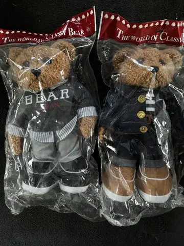 CLASSY BEAR 봉제 인형 2종 세트