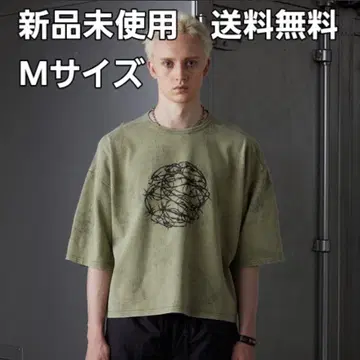 GRANCY 그랑시 그래픽 디자인 리버서블 티셔츠 카키