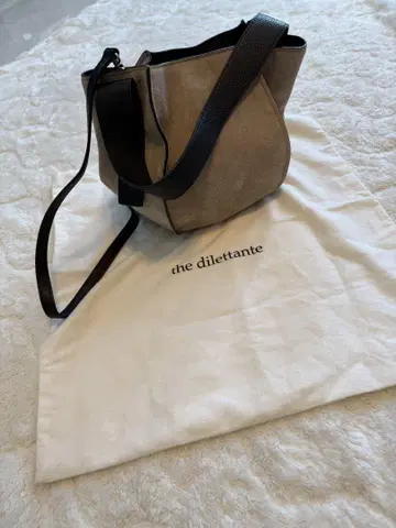 the dilettante 베이지 숄더백 수납 가방 포함