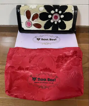Think Bee! 싱크비 마가렛 꽃무늬 비쥬 장식 장지갑