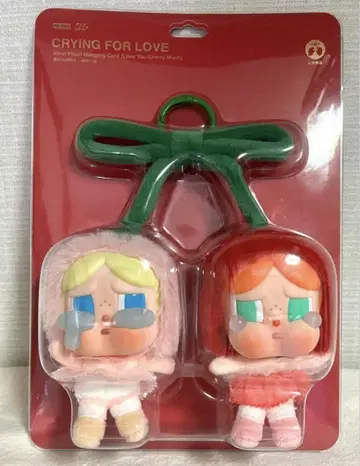 CRYBABY Love You Cherry Much 봉제 인형 펜던트
