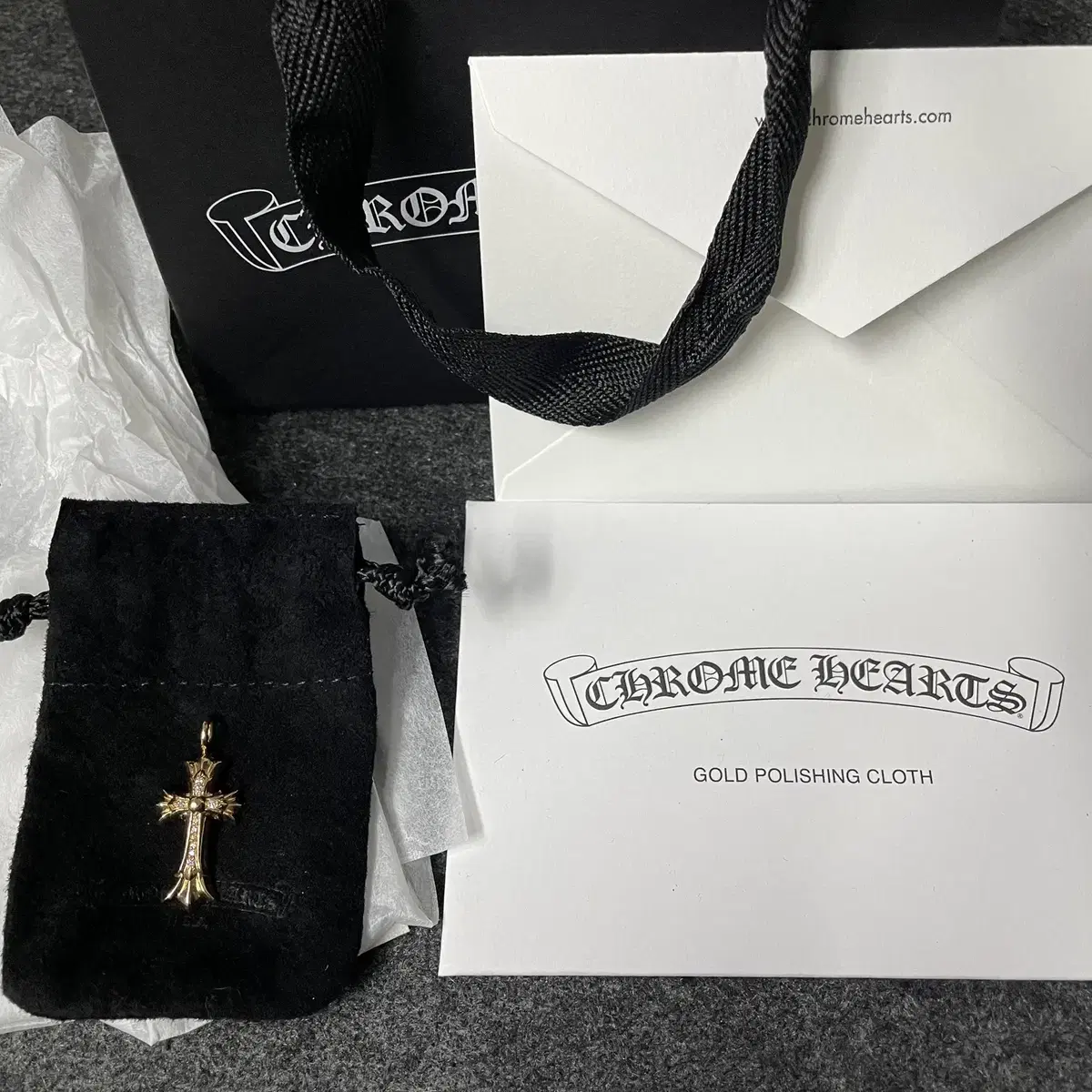 あしか。2点セット。CHROME HEARTS 22K CH PLS Chrome Hearts