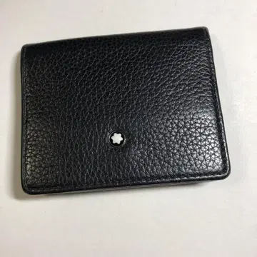 12196 몽블랑 Montblanc 블랙 가죽 코인 케이스