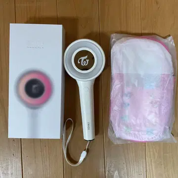 TWICE 펜라이트 화이트 펜라이트 케이스 포함 통전 확인 완료