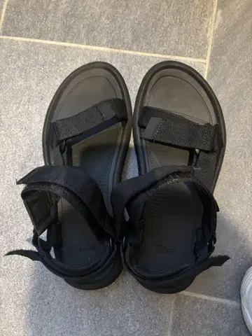 Teva 스포츠 샌들 블랙 25cm