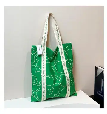 MARIMEKKO 마리메꼬 백 토트백 여성용 꽃무늬 코튼