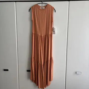 새상품 미사용 FURFUR 슬리브리스 원피스 오렌지