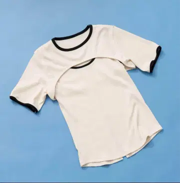 MAISON SPECIAL 2WAY 리브 탑 아이보리