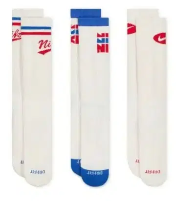 나이키 에브리데이 플러스 크루 삭스(3켤레 세트) 25-27cm L