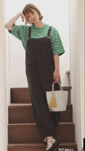 niko and...FINE 린넨 살로펫 스모크 L