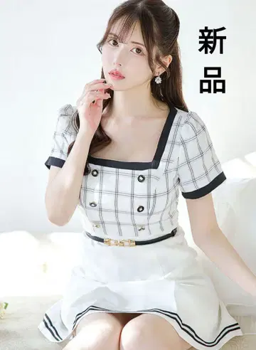 바이컬러 체크 원피스 드레스! JEWES