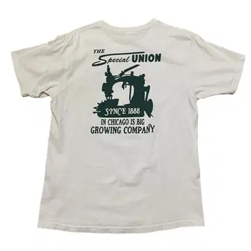 eight g 에이트지 union special 티셔츠 L 화이트