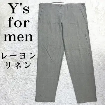 새상품급 17aw 빅 사이즈 와이즈 포맨 레이온 린넨 팬츠