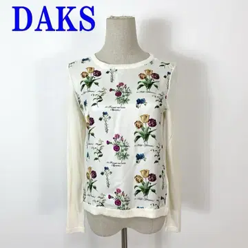 DAKS 닥스 긴팔 니트 화이트 화이트 실크 코튼 38 C3810
