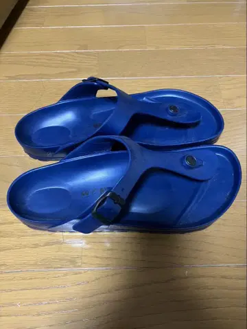 BIRKENSTOCK 기제 플립플랍 사이즈 40 블루