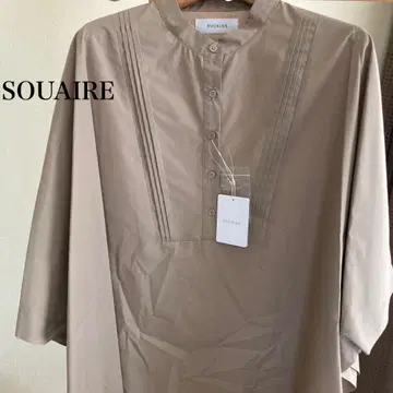 SALE! [새상품] 튜닉 판초 블라우스 셔츠 7부 소매 프리 사이즈