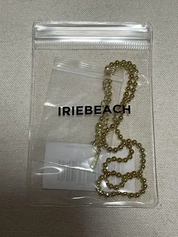 IRIEBEACH 미니 볼 체인 목걸이 골드