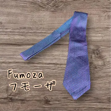 Fumoza Fumoza 기하학 패턴 실크 넥타이