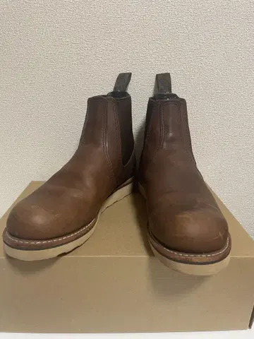레드윙 사이드 고어 부츠 7 D 브라운 3190