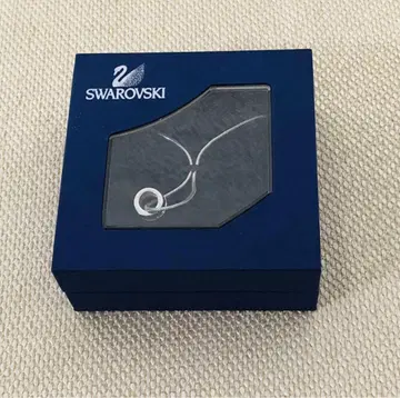 SWAROVSKI 실버 컬러 목걸이 큐빅 목걸이