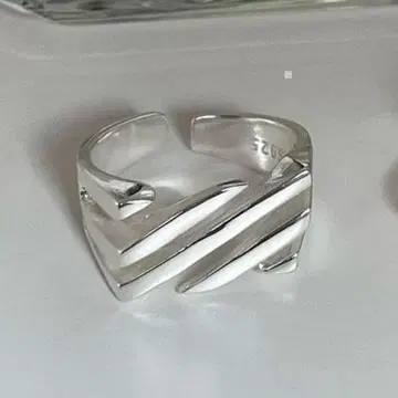 silver925 다이애그널 라인 실버 925 반지