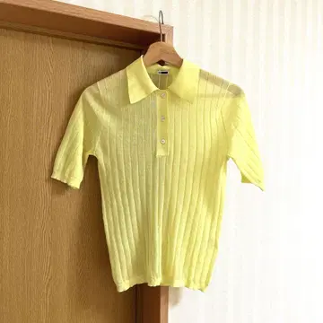 <H>SHEER RIB SHIRT KNIT PULLOVER/니트