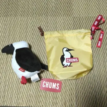 CHUMS 부비 버드 봉제 인형 + 가방