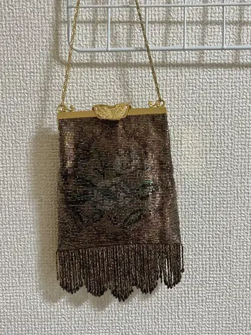 델리카트슨 비즈 백 파티 백 프린지 새상품급