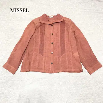 미젤 도킹 셔츠 자켓(L) 린넨 블렌드 오픈 카라 성인용