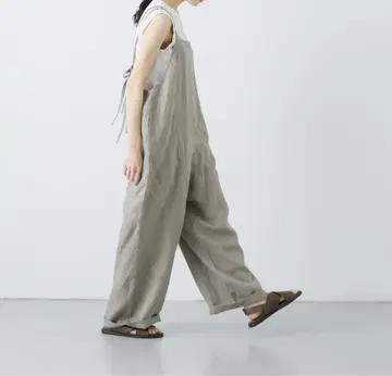 이번 시즌 새상품 카구레 린넨 살로펫 2025 봄/여름