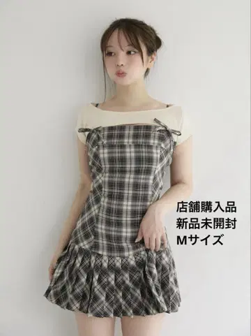 ANDMARY 앤드 마리 karen check mini dress M