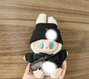 labubu 라부부 봉제 인형 의상 니트 3개 세트 블랙