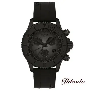 Tissot 블랙 크로노그래프 시계