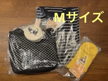 지유 치이카와 (먼작귀) 보더 티셔츠 파우치 토트백 양말 토끼 세트