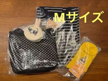 지유 치이카와 (먼작귀) 보더 티셔츠 파우치 토트백 양말 토끼 세트