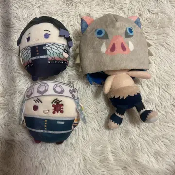귀멸의 칼날 봉제 인형 3종 세트