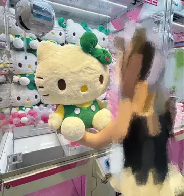 헬로키티와 브라운 곰 봉제 인형