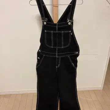 반스 블랙 오버롤