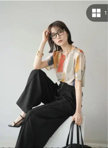 Lumier 반팔 상의 와이드 팬츠 셋업