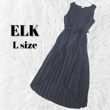 엘크 플리츠 원피스 새상품급 마터니티 블랙 검정 ELK