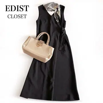 EDIST.CLOSET V넥 점퍼 스커트 벨트 포함 원피스