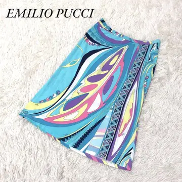 EMILIO PUCCI 에밀리오 푸치 스커트 타이트 미디 기장 푸치 패턴