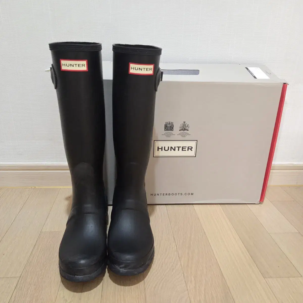 HUNTER | 헌터 Hunter Long Rain Boots EU38, US7, 240 on