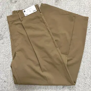 지유 배럴 레그 슬랙스 (길이 표시 사이즈 70.0~74.0cm) 베이지