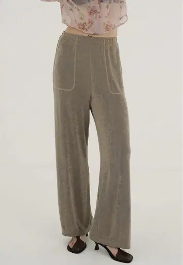 새상품 CLANE BRIGHT JERSEY PANTS