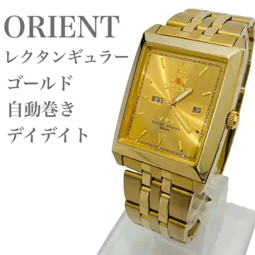 새상품급 오리엔트 ORIENT 손목시계 쓰리 스타 골드 자동 감기 작동품