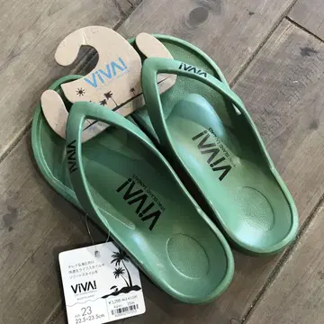 VIVA! 비바 아일랜드 카키 비치 샌들 23cm