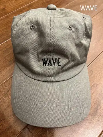 WAVE LOWCAP 로고 자수 캡 그레이
