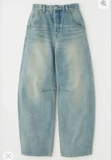 moussy 드롭 웨이스트 커브 스트레이트