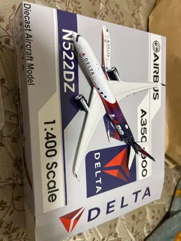 델타 항공 A350-900 N522DZ 1:400 스케일
